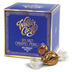 Willies Cocoa Chocolate Sea Salt Caramel Pearls