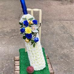 Cricket bat tribute