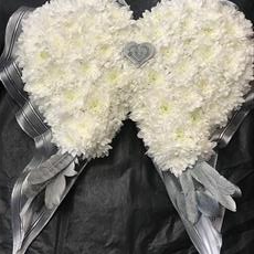 Angel Wings Flower Tribute