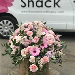 Pink Casket Spray