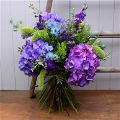 Purple hydrangea Hand Tied Bouquet