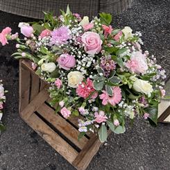 Traditional pink spray