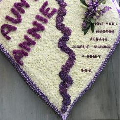 Large bespoke broken heart tribute 