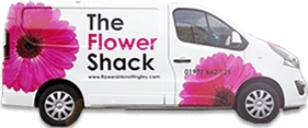 The Flower Shack delivery van